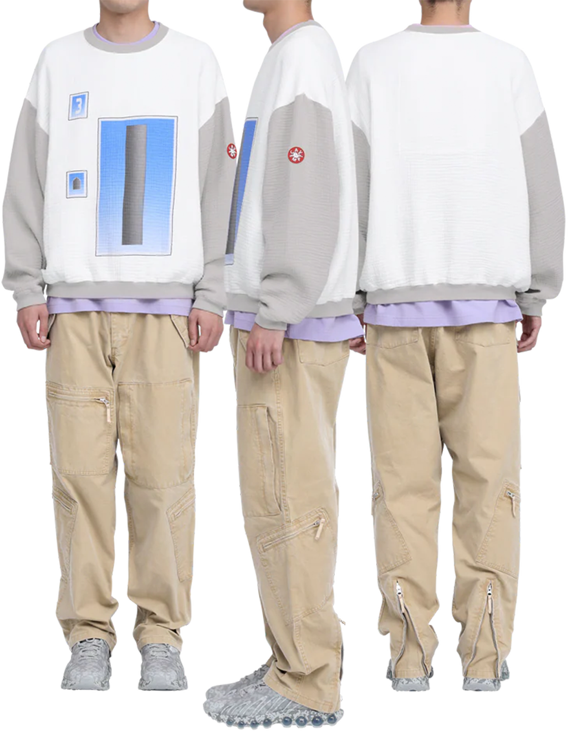 AS Cylinder GAUZE CREW NECK