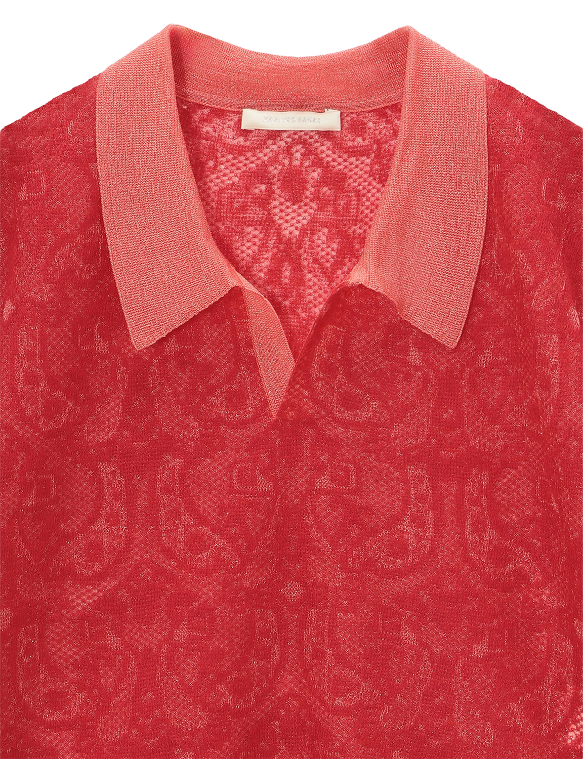 JACQUARD-KNIT POLO