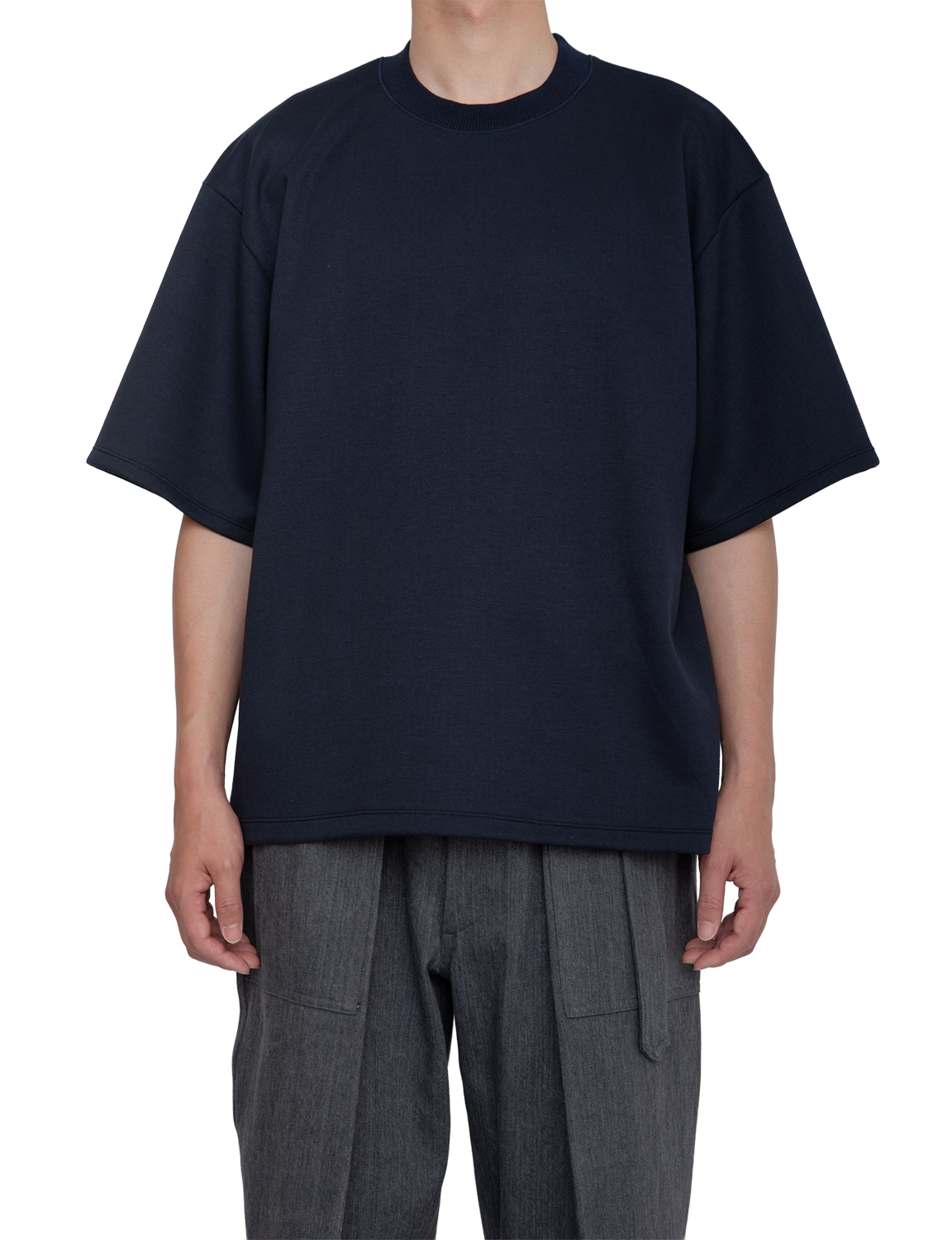 HIGH BACK COLLAR TEE