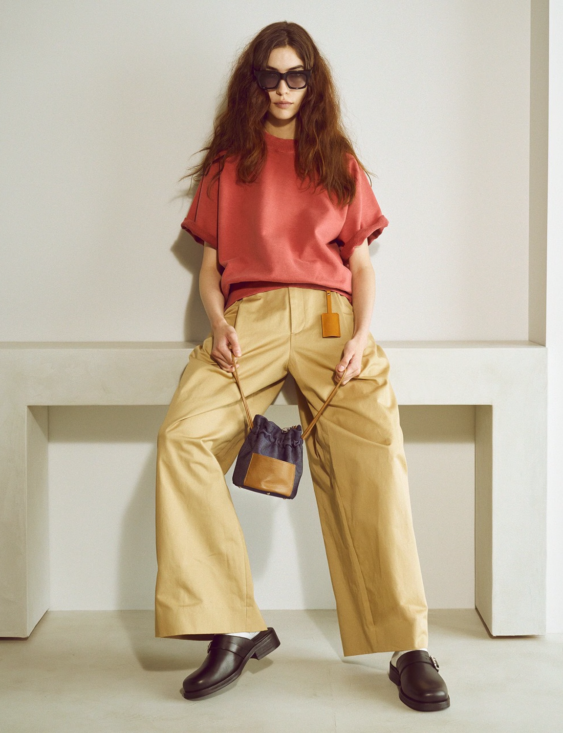 Tuck Wide Trousers
