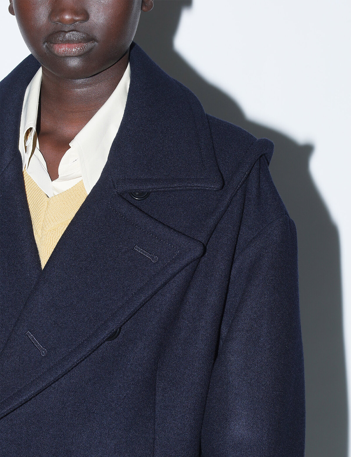 DOUBLE MELTON COAT