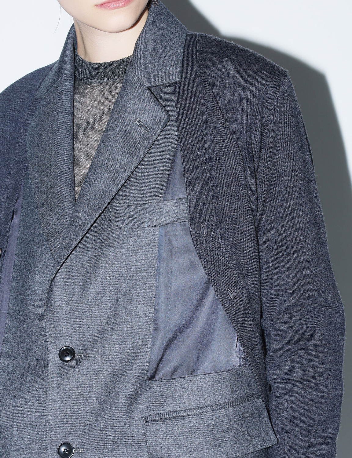 KNIT DOCKING JACKET