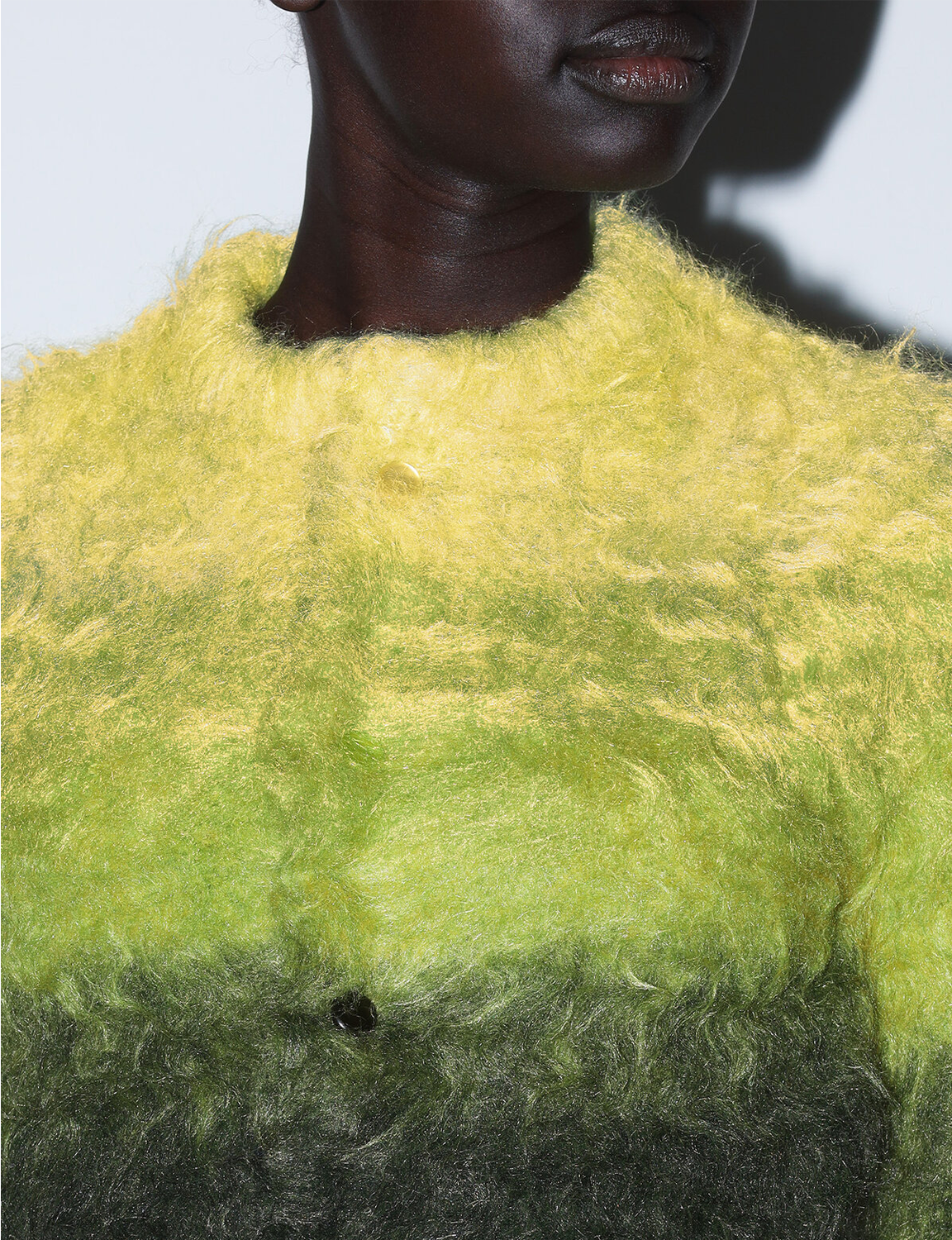 SHAGGY KNIT CARDIGAN