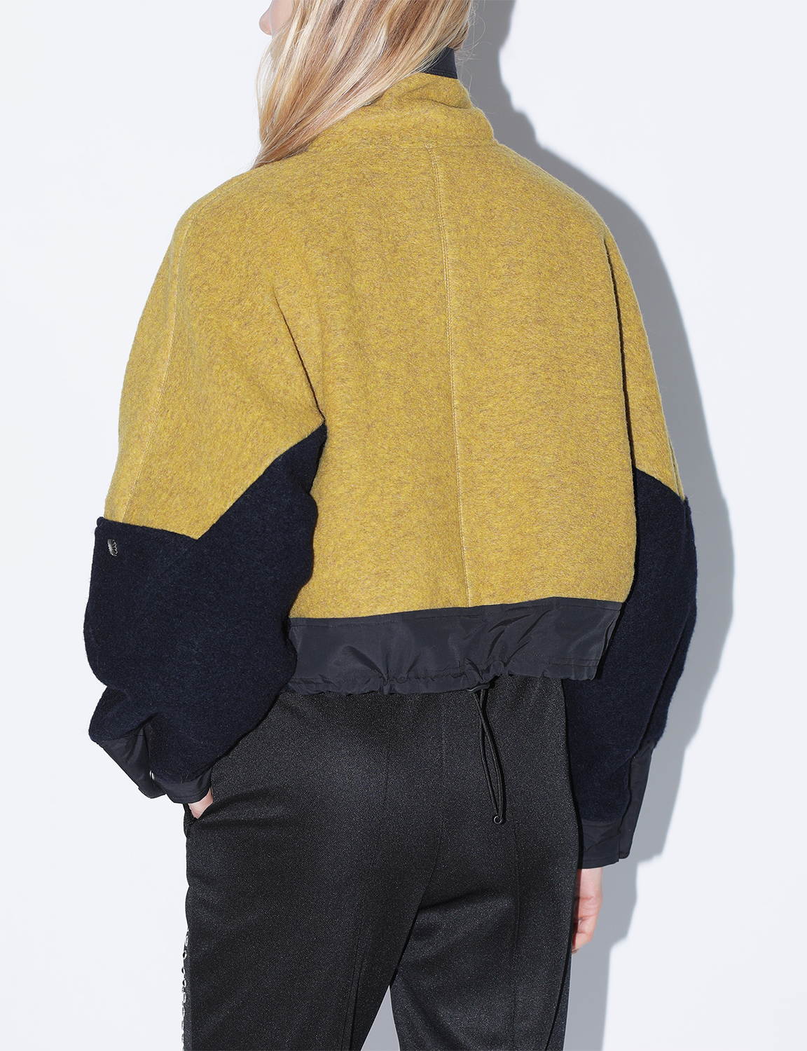 WOOL JERSEY BLOUSON