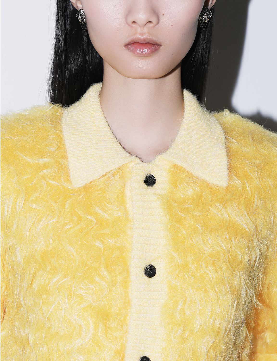SHAGGY KNIT CARDIGAN