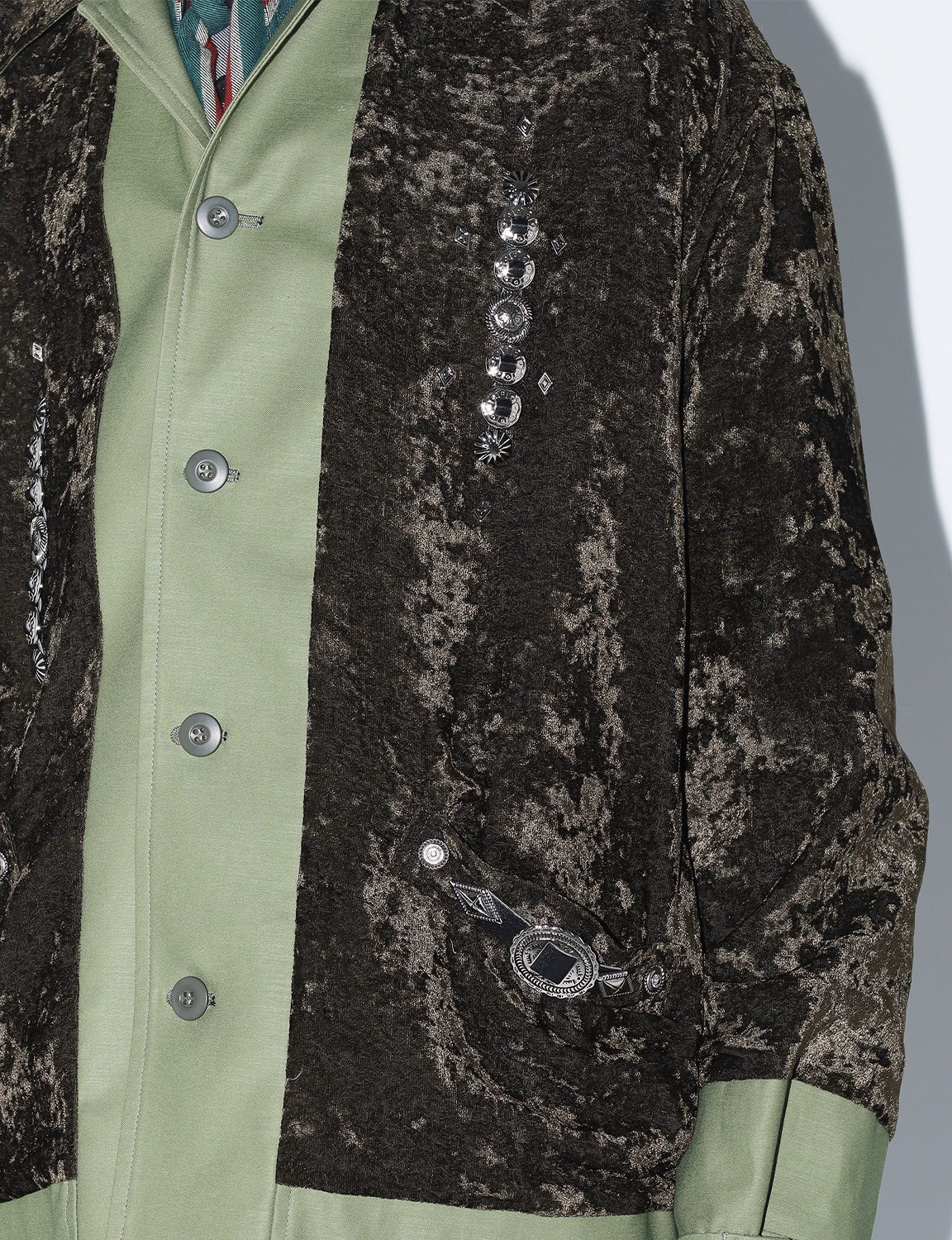 CRUSHED VELVET BLOUSON