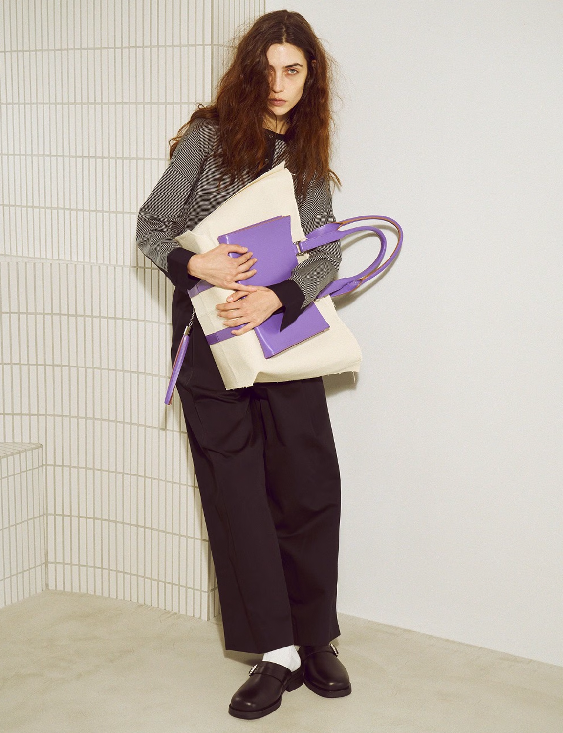 Tuck Wide Trousers