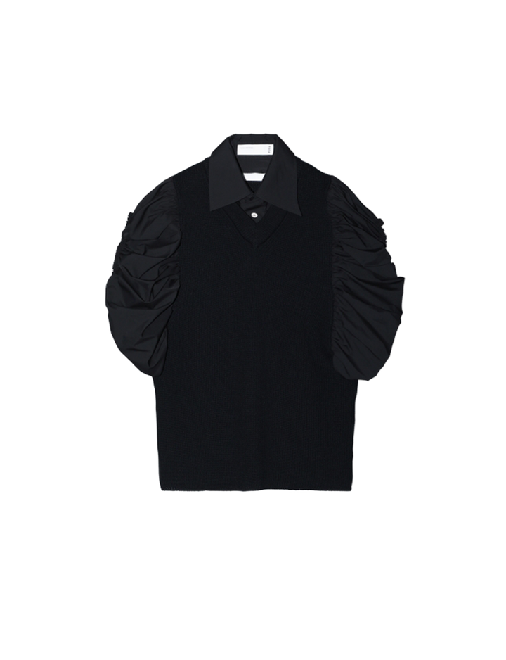 ROLL SLEEVE KNIT