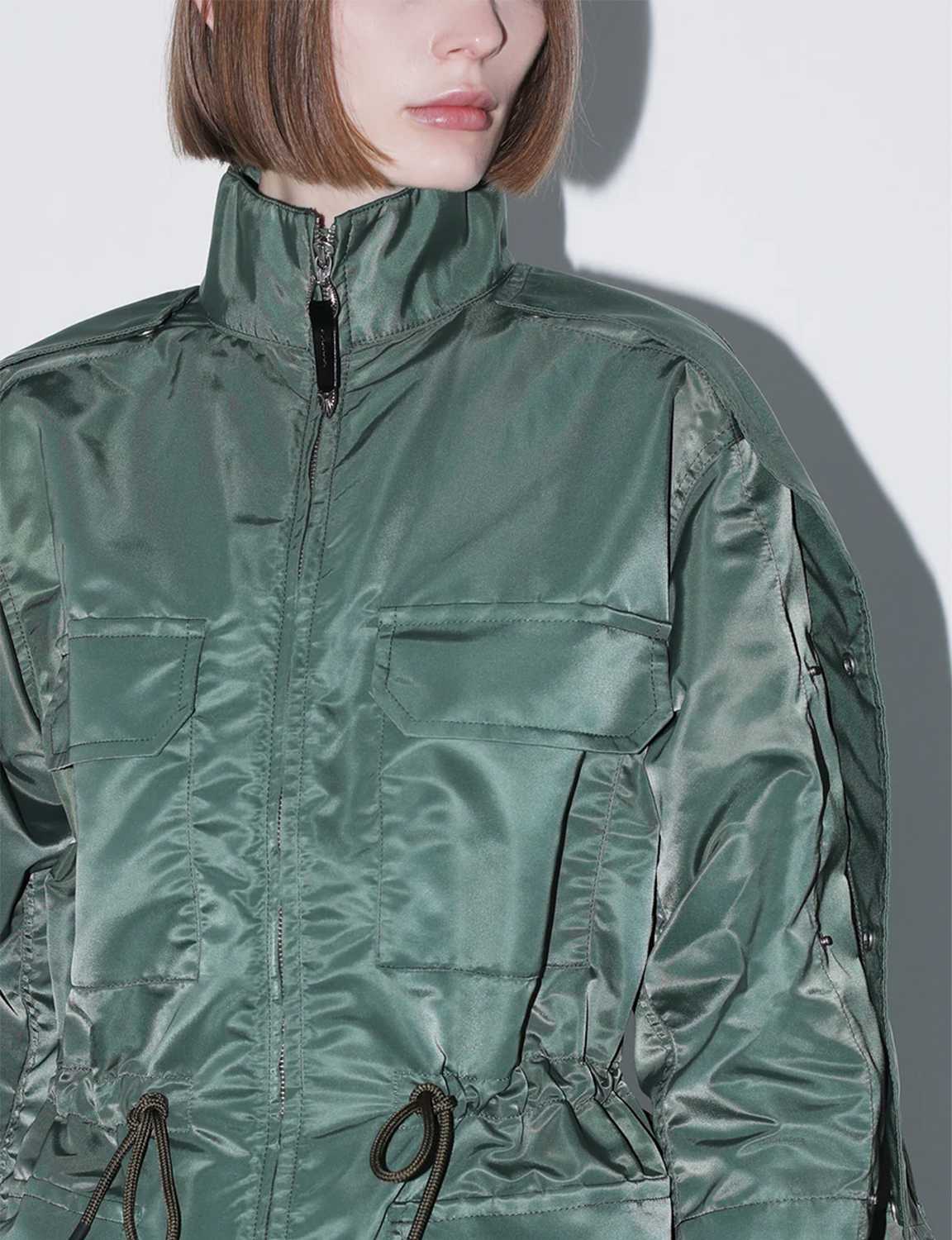 NYLON TWILL TOP