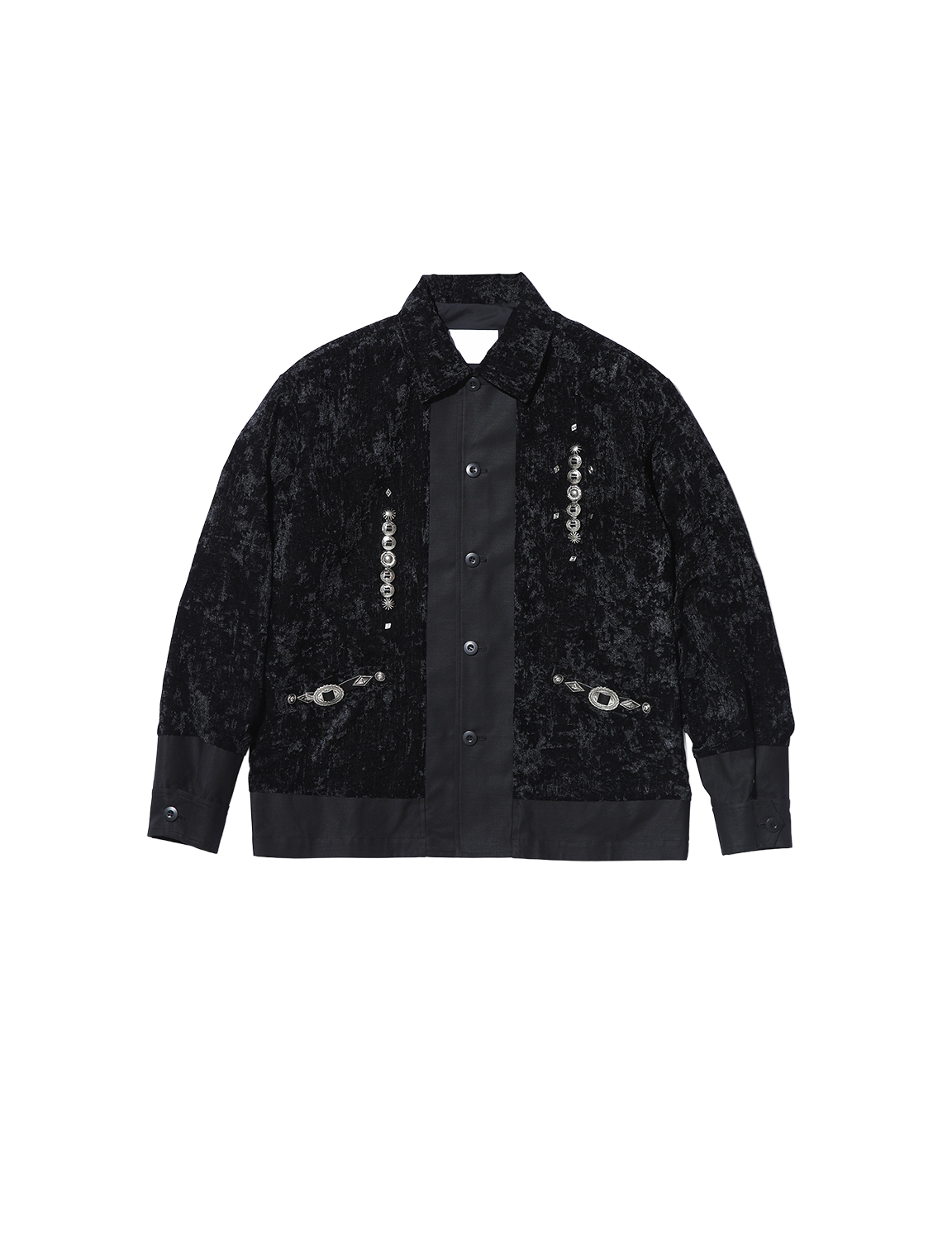 TOGA VIRILIS CRUSHED VELVET BLOUSON