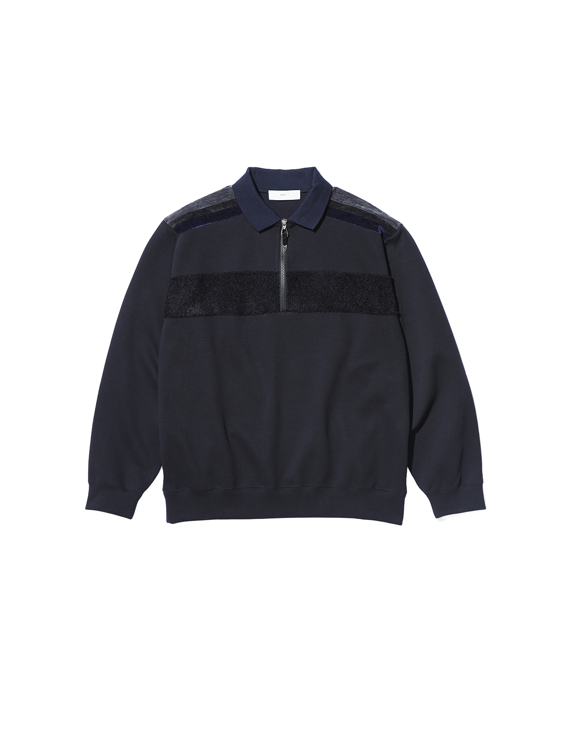 TOGA VIRILIS DOUBLE JERSEY HALF ZIP PULLOVER