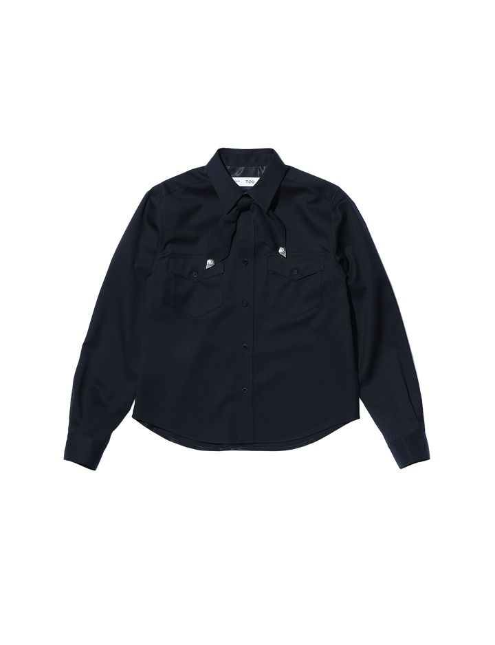 TOGA TOO(トーガ・トゥー) 2026AW シャツ 通販 ブラック