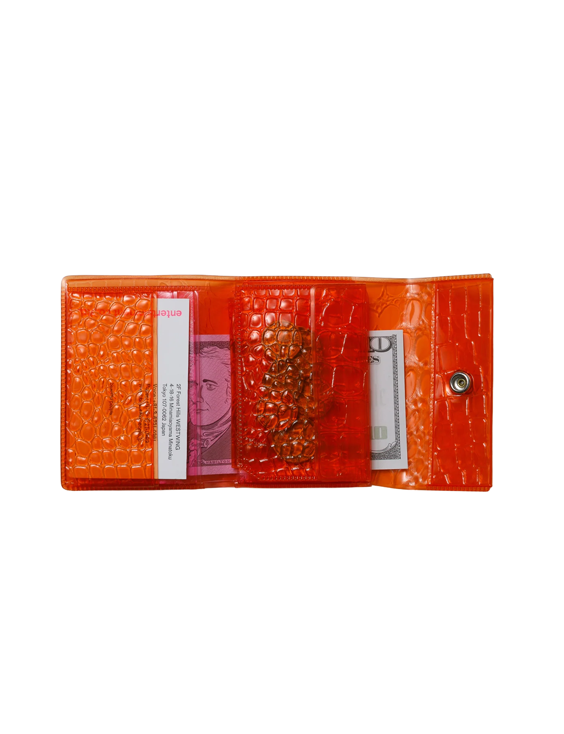 nothing to hide vinyl mini wallet