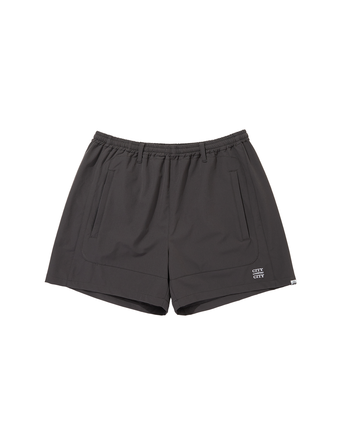 CITY COUNTRY CITY EMBROIDERD LOGO STRECH NYLON EASY SHORTS