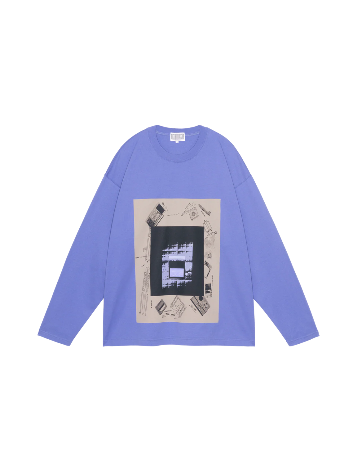 C.E AS Purple sky LONG SLEEVE T