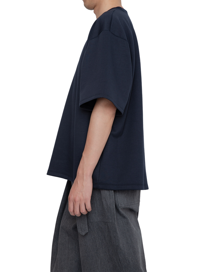 HIGH BACK COLLAR TEE