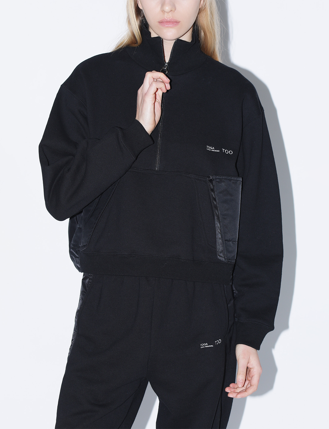 COTTON HALF ZIP PULLOVER
