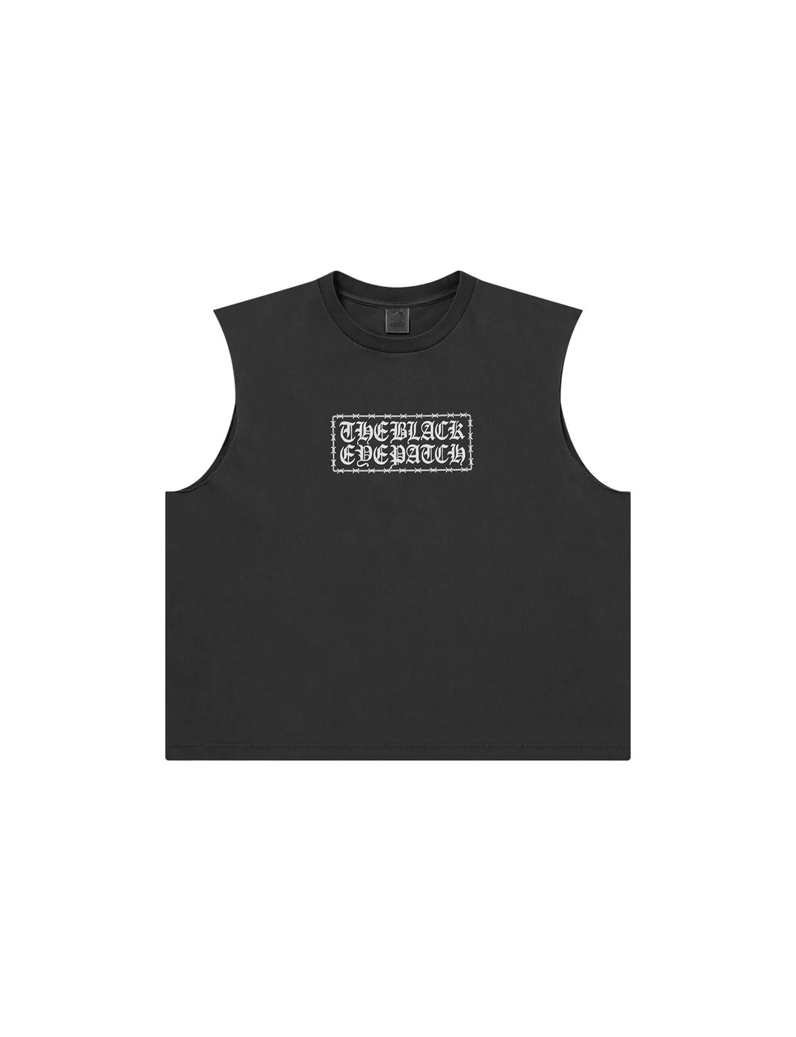 BlackEyePatch BARBED WIRE LOGO SLEEVELESS TEE