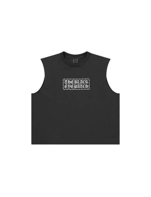 BARBED WIRE LOGO SLEEVELESS TEE