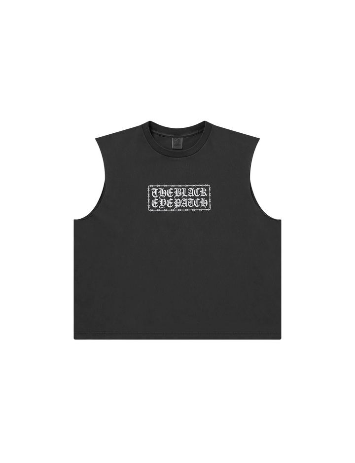 BARBED WIRE LOGO SLEEVELESS TEE