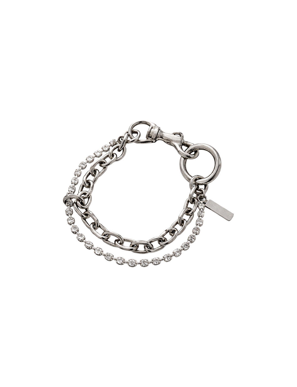 Bijou R.I Crystal Chain Bracelet