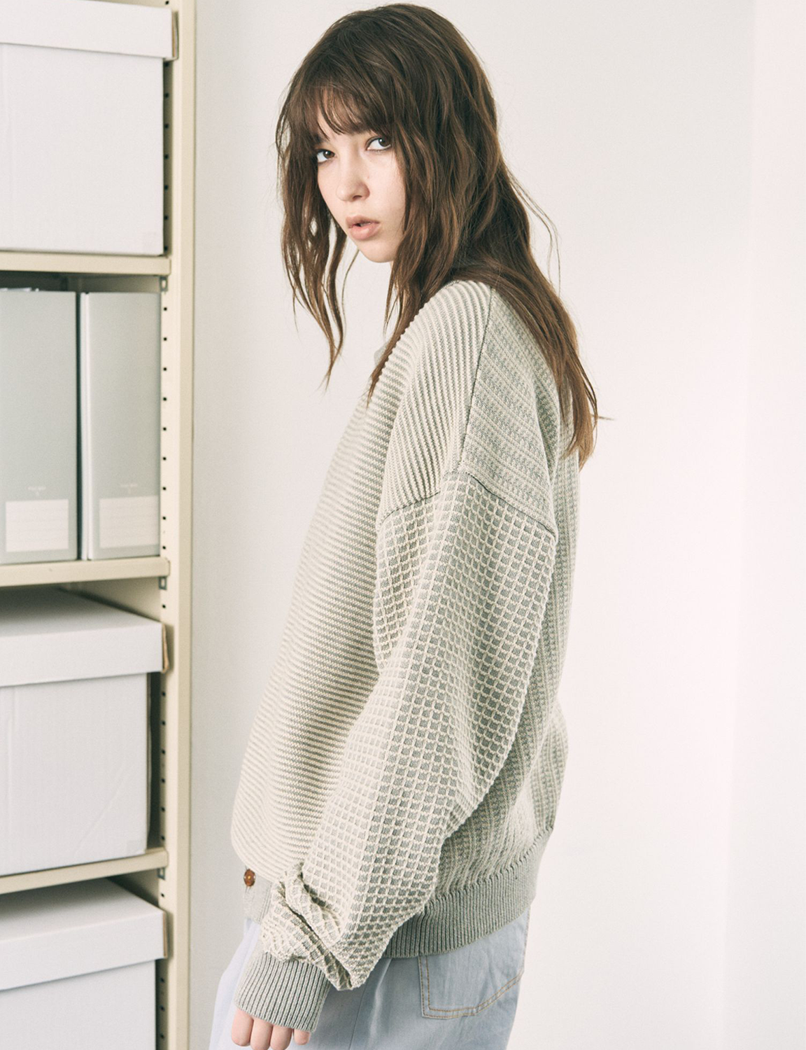 MULTI KNIT SHIRT JACKET