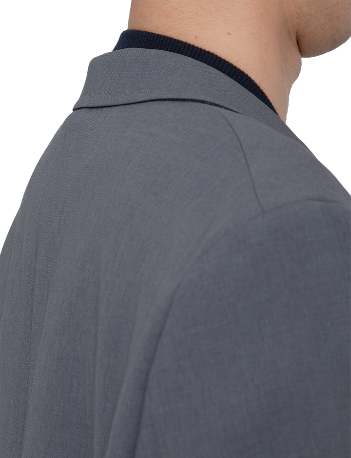 HIGH BACK COLLAR TEE