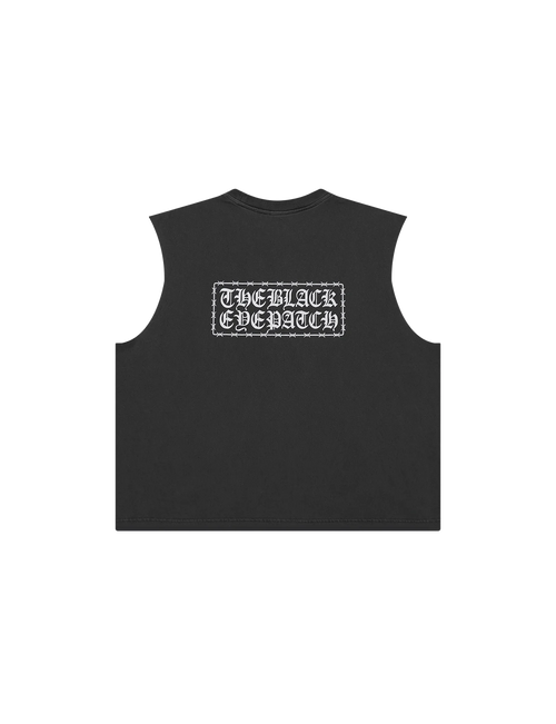 BARBED WIRE LOGO SLEEVELESS TEE