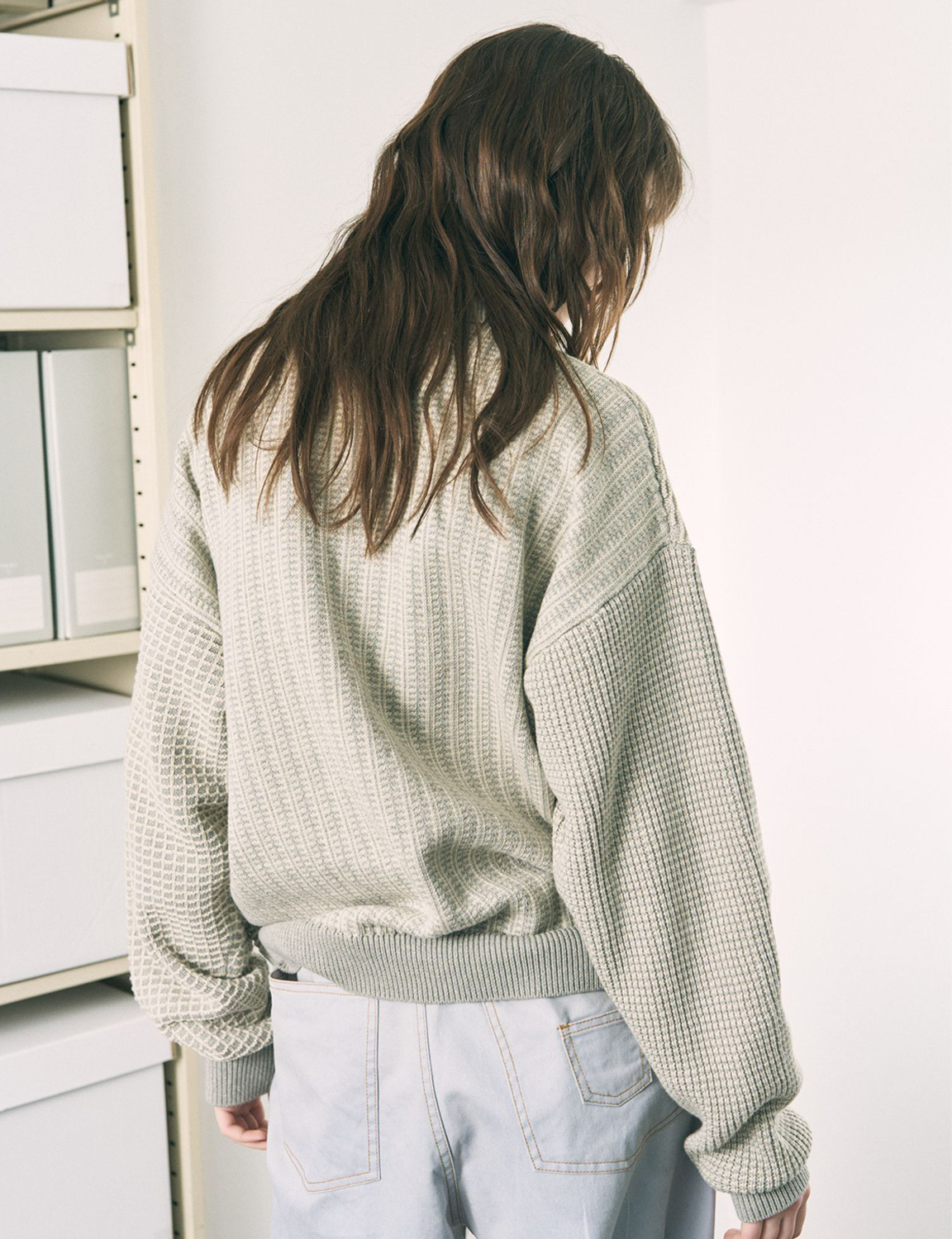 MULTI KNIT SHIRT JACKET