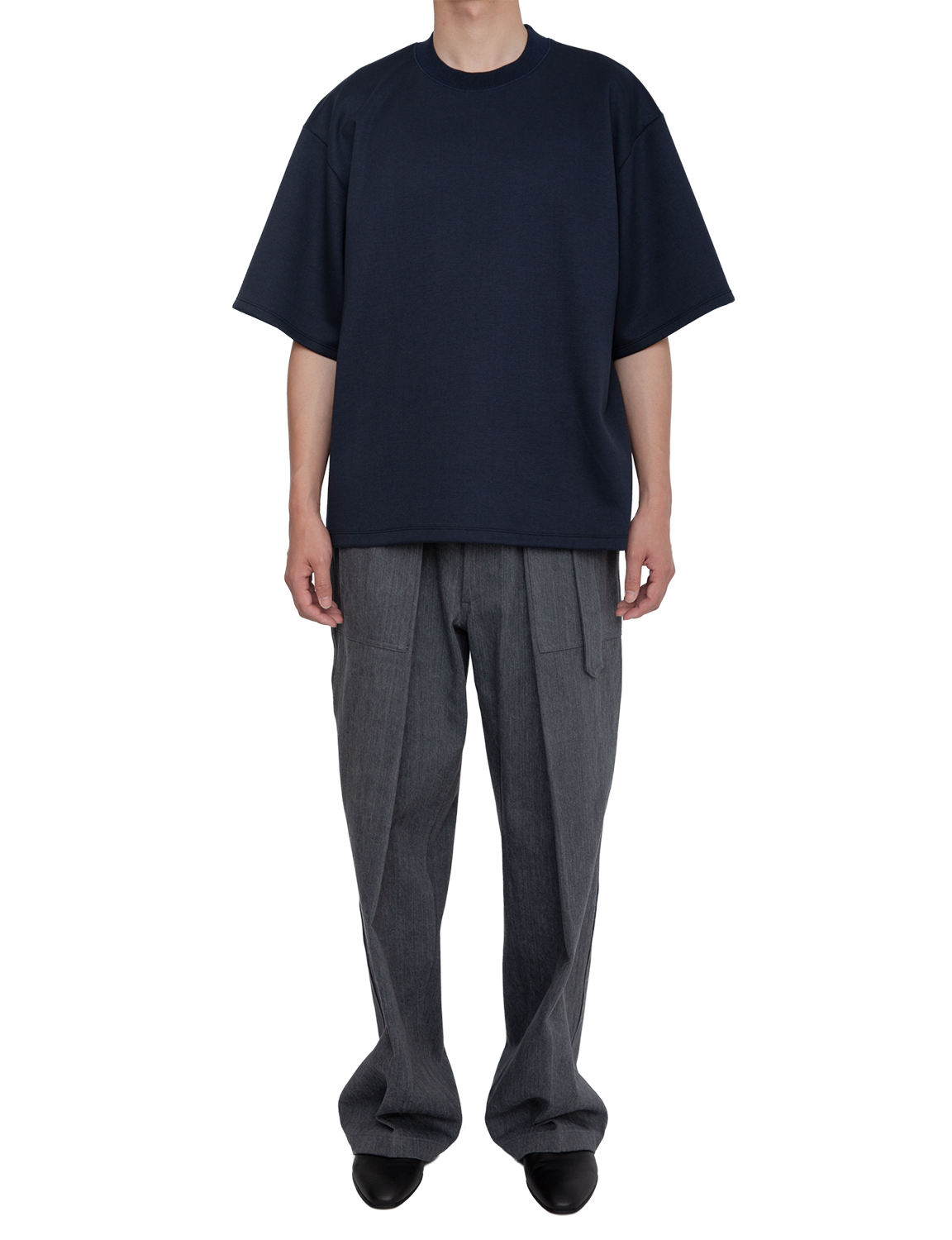 HIGH BACK COLLAR TEE