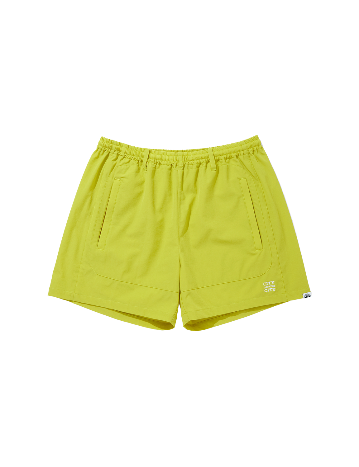 CITY COUNTRY CITY EMBROIDERD LOGO STRECH NYLON EASY SHORTS