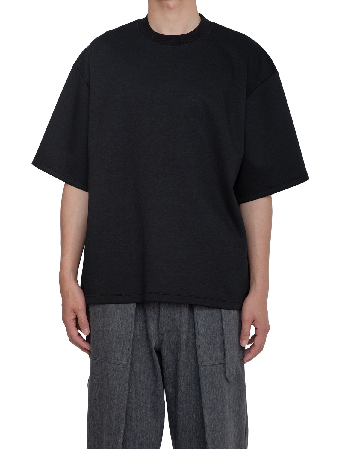 HIGH BACK COLLAR TEE