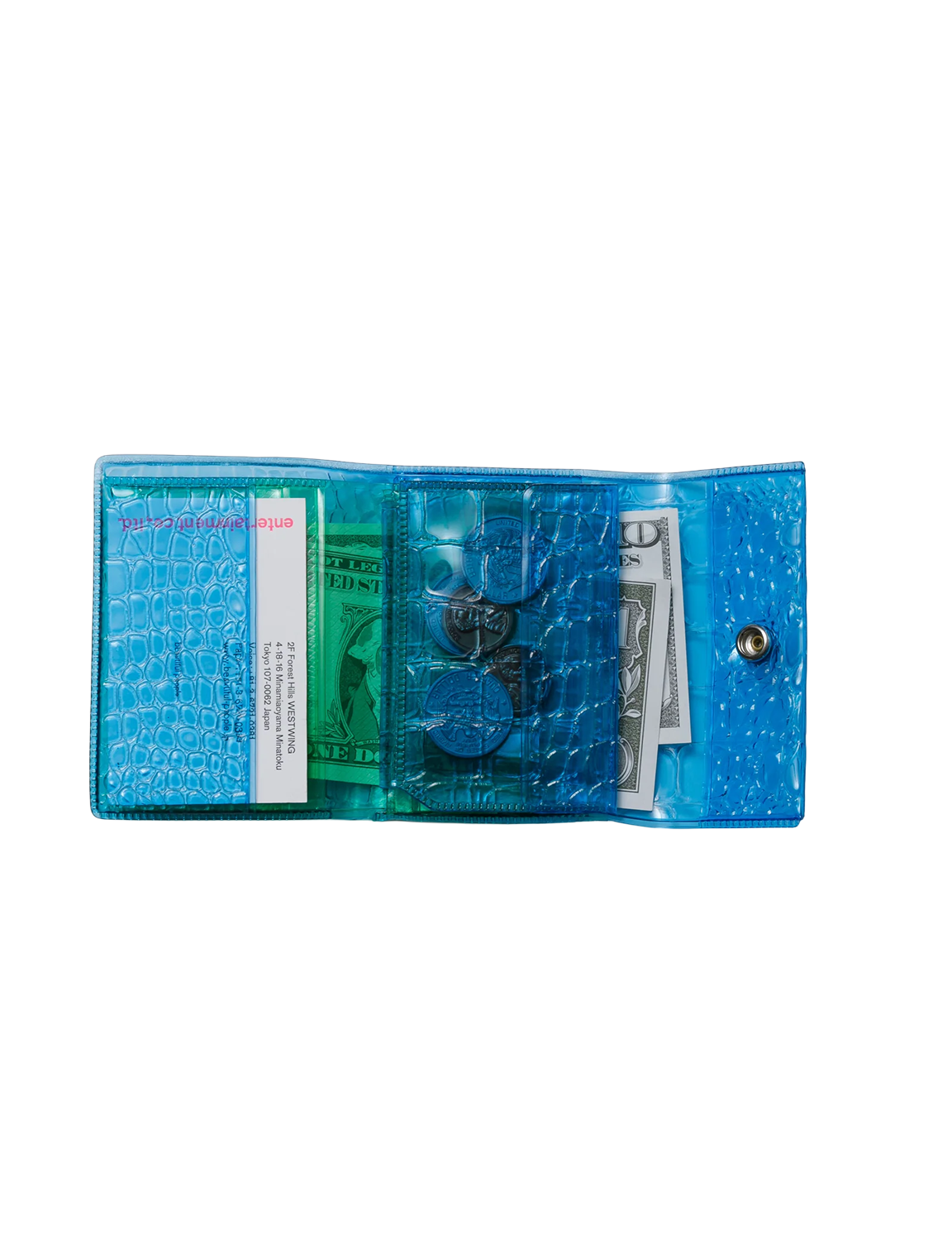 nothing to hide vinyl mini wallet