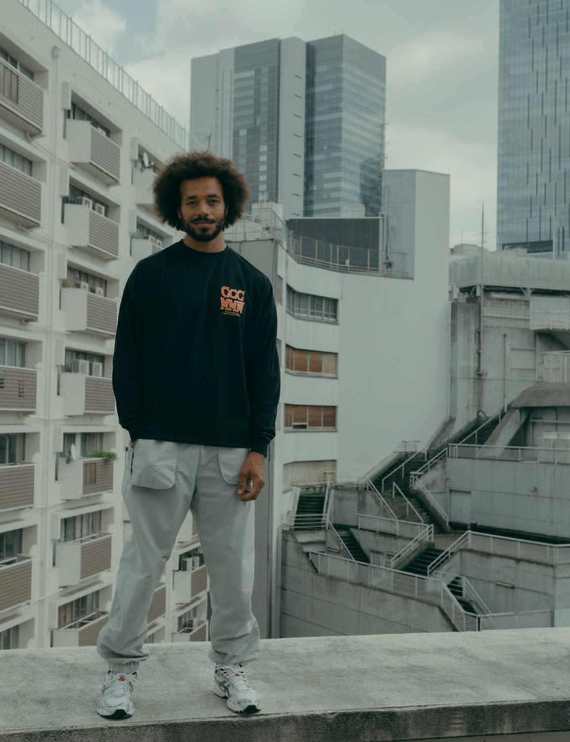 CITY COUNTRY CITY x Marmot_MMWCCC FEEL UP L/S T-SHIRT