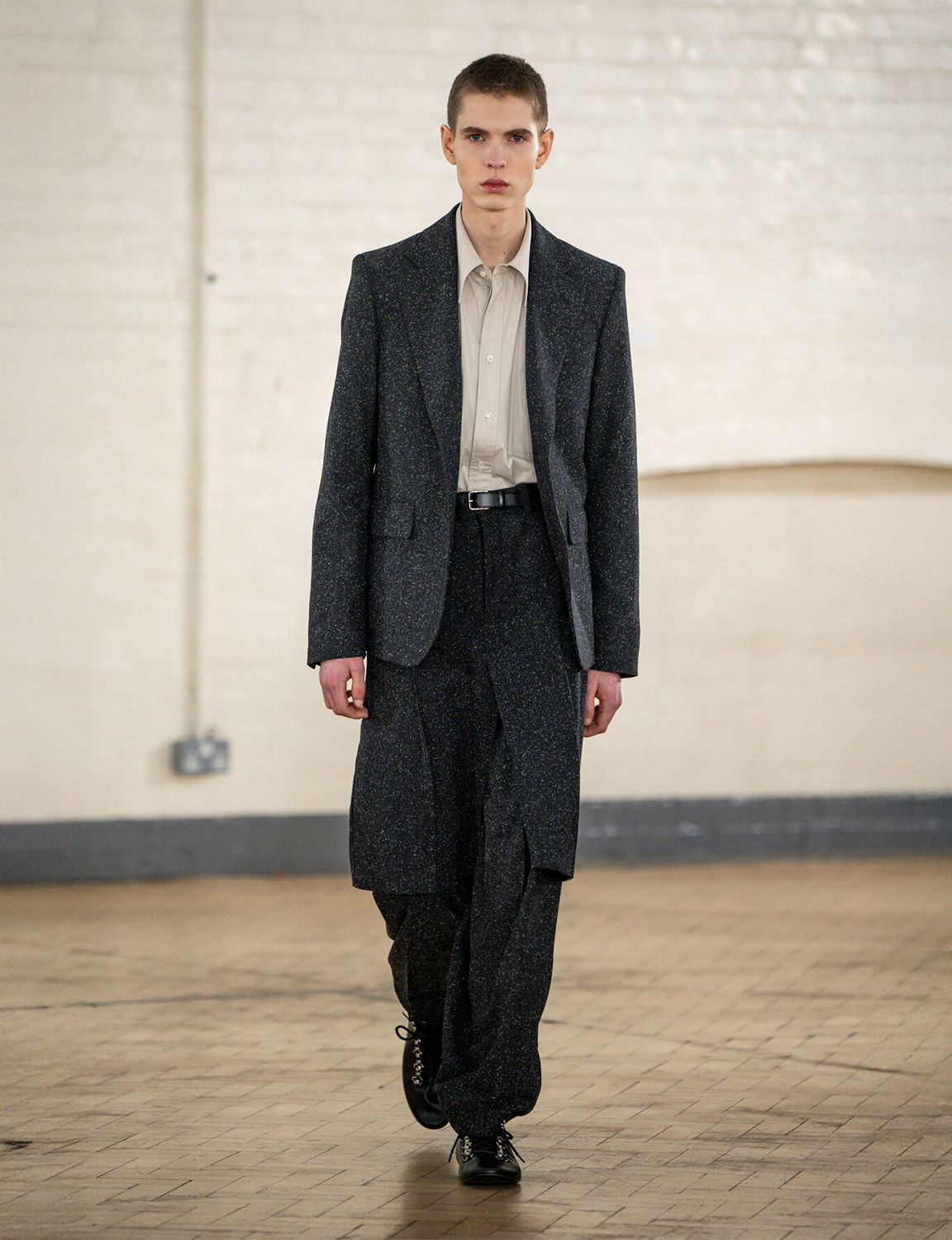 LAYERED TROUSERS