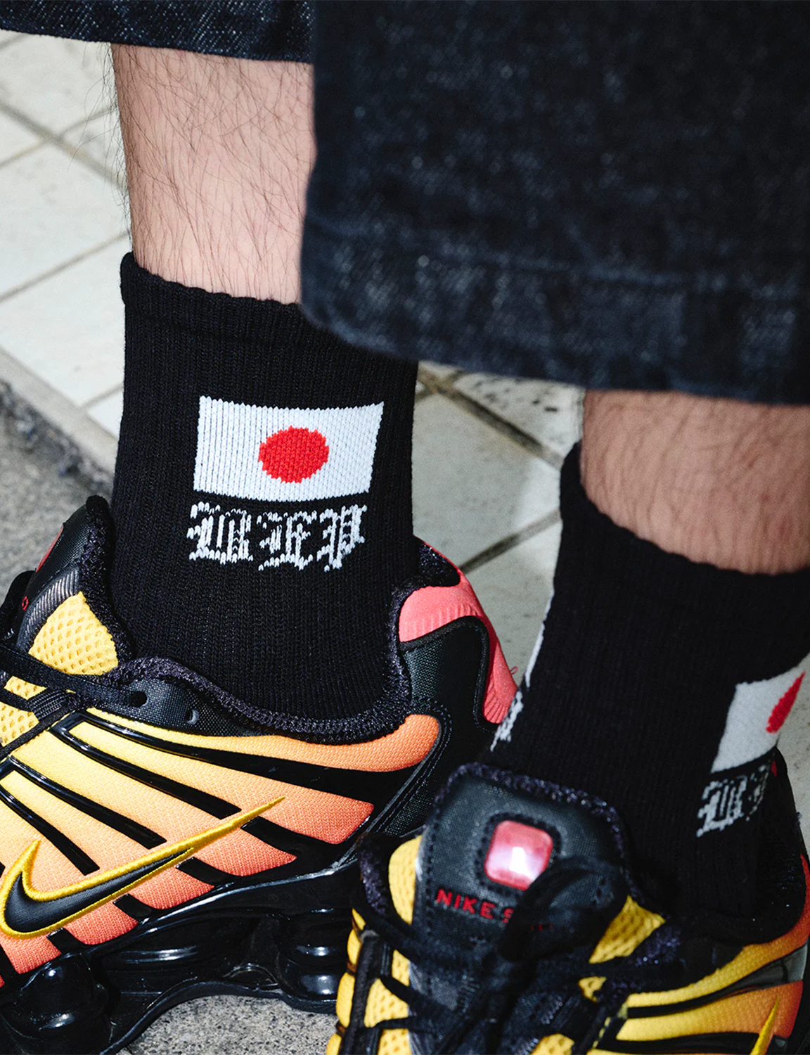 JAPAN FLAG SHORT SOCKS