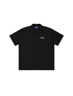 3 LETTER OE OPEN COLLARED S/S SHIRT