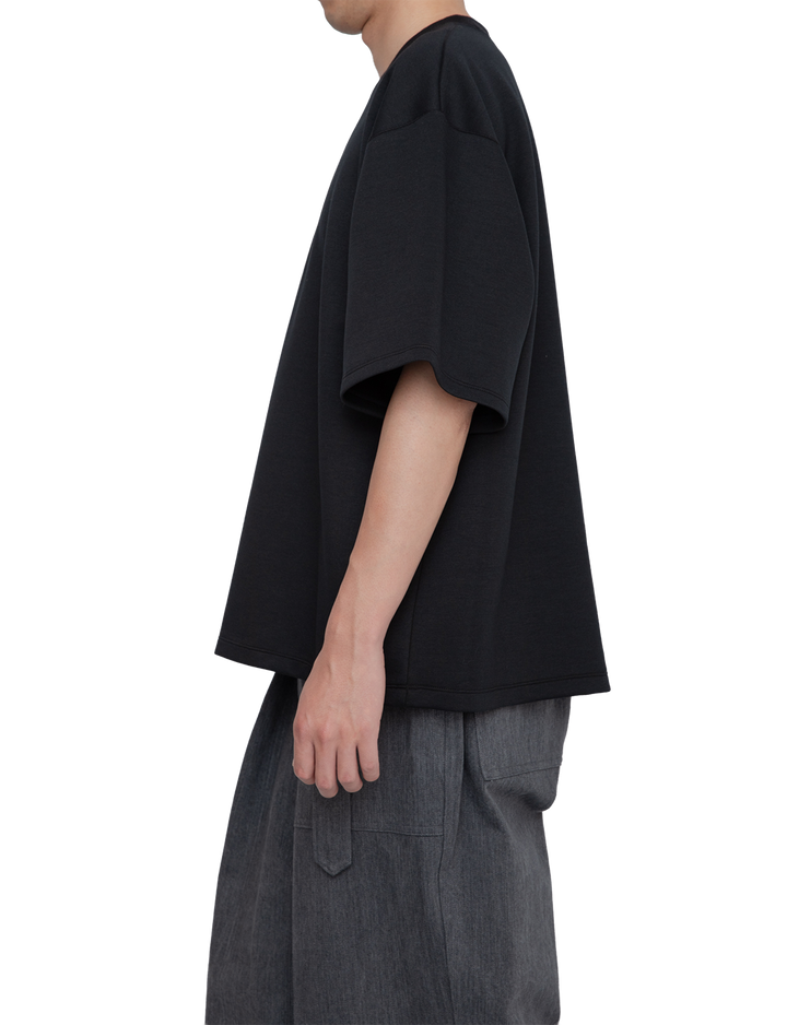 HIGH BACK COLLAR TEE