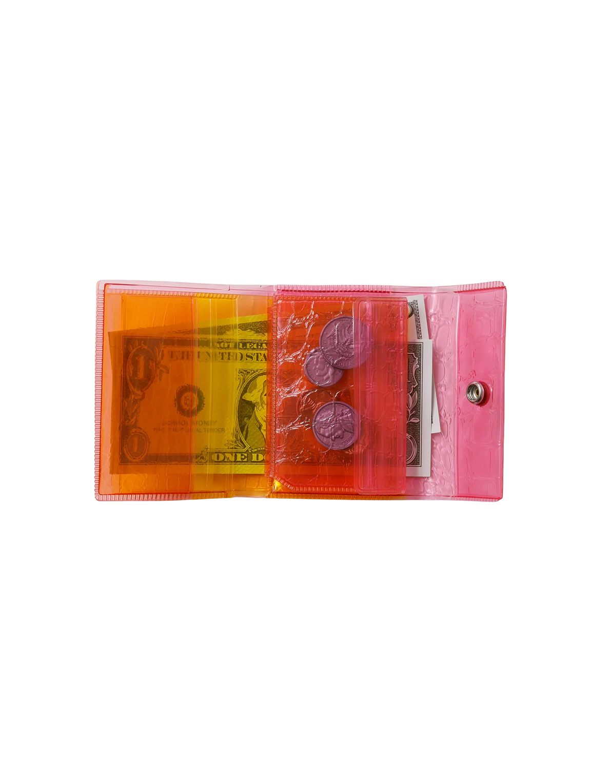 nothing to hide vinyl mini wallet