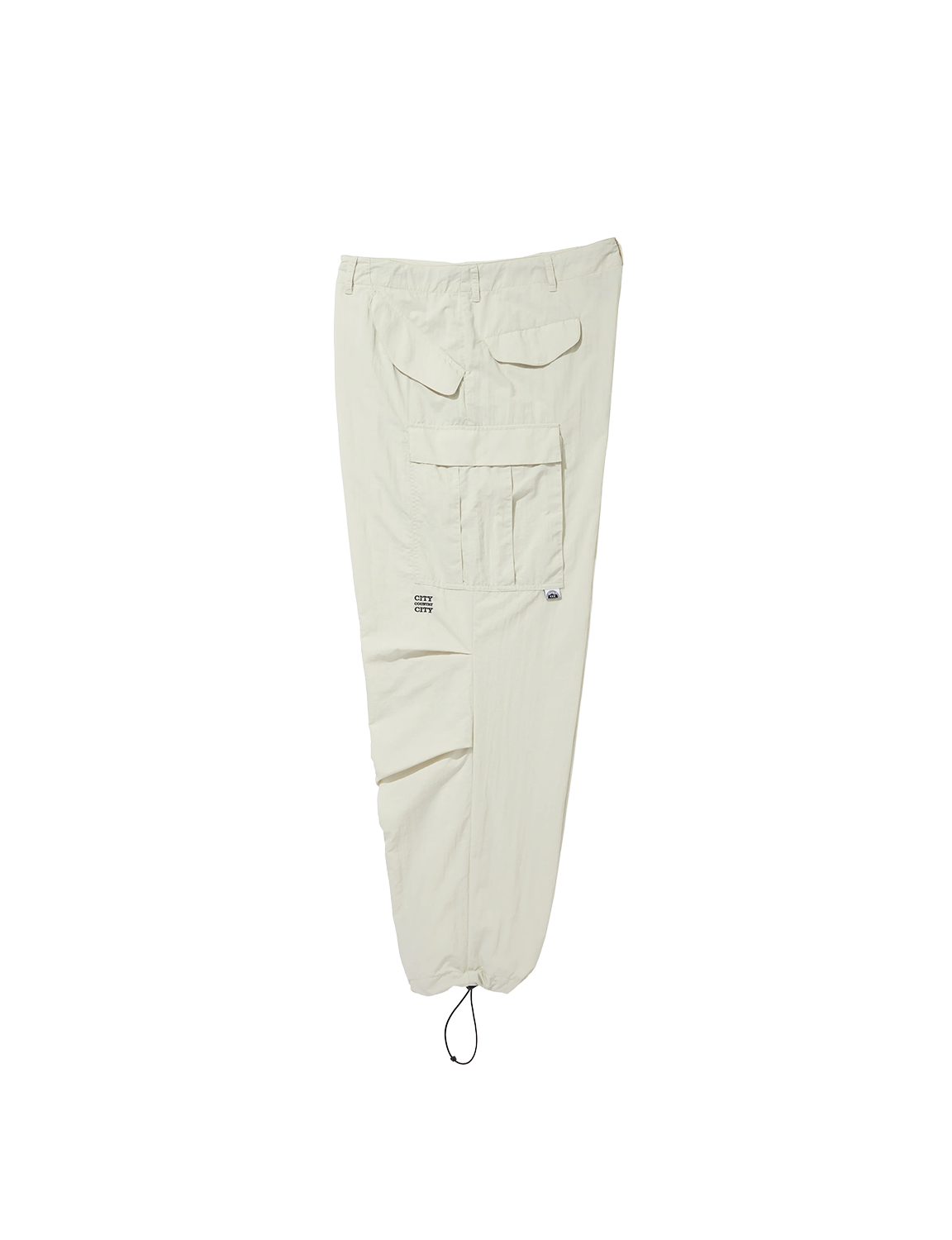 TASLAN NYLON OVER SIZE PANTS