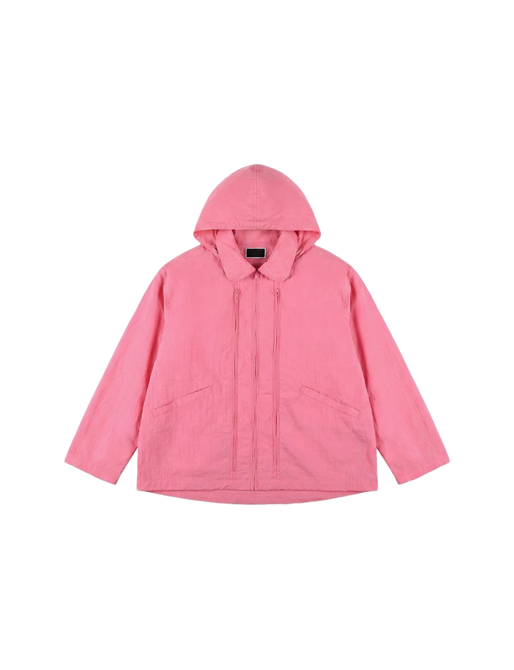 CRUSHED NYLON FULL PACK JACKET