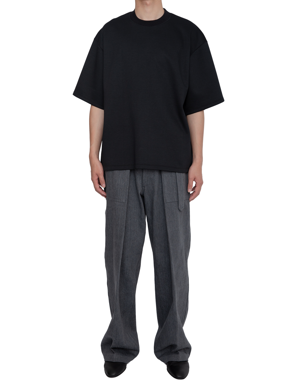 HIGH BACK COLLAR TEE