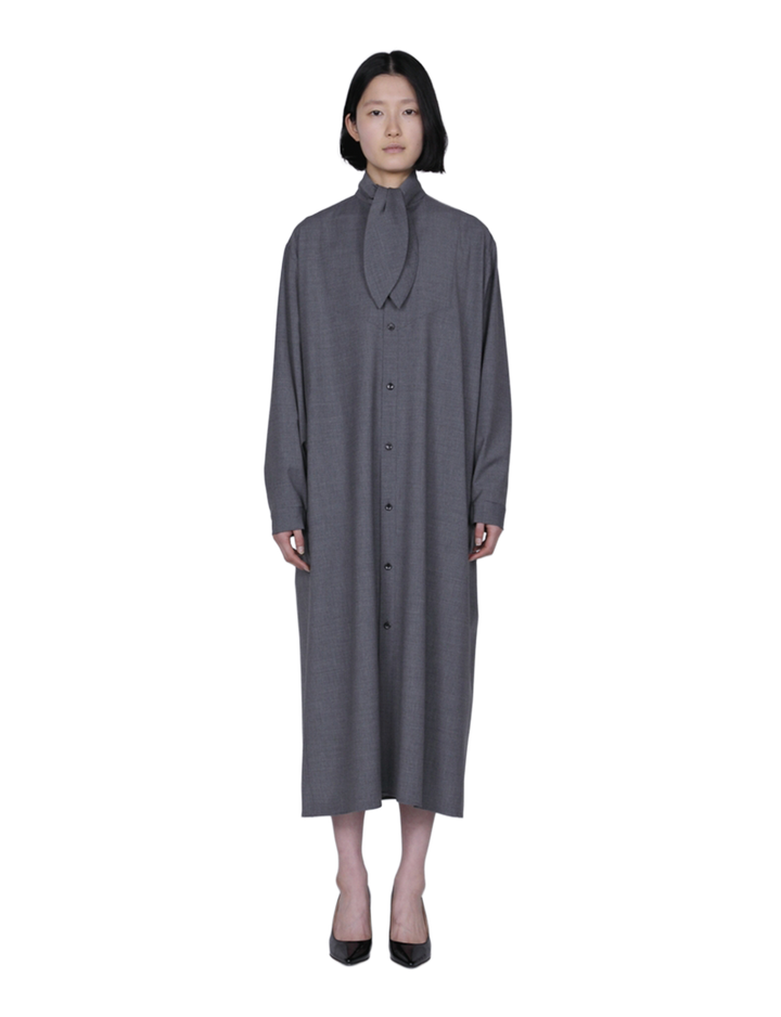 Scarf Collar Dress