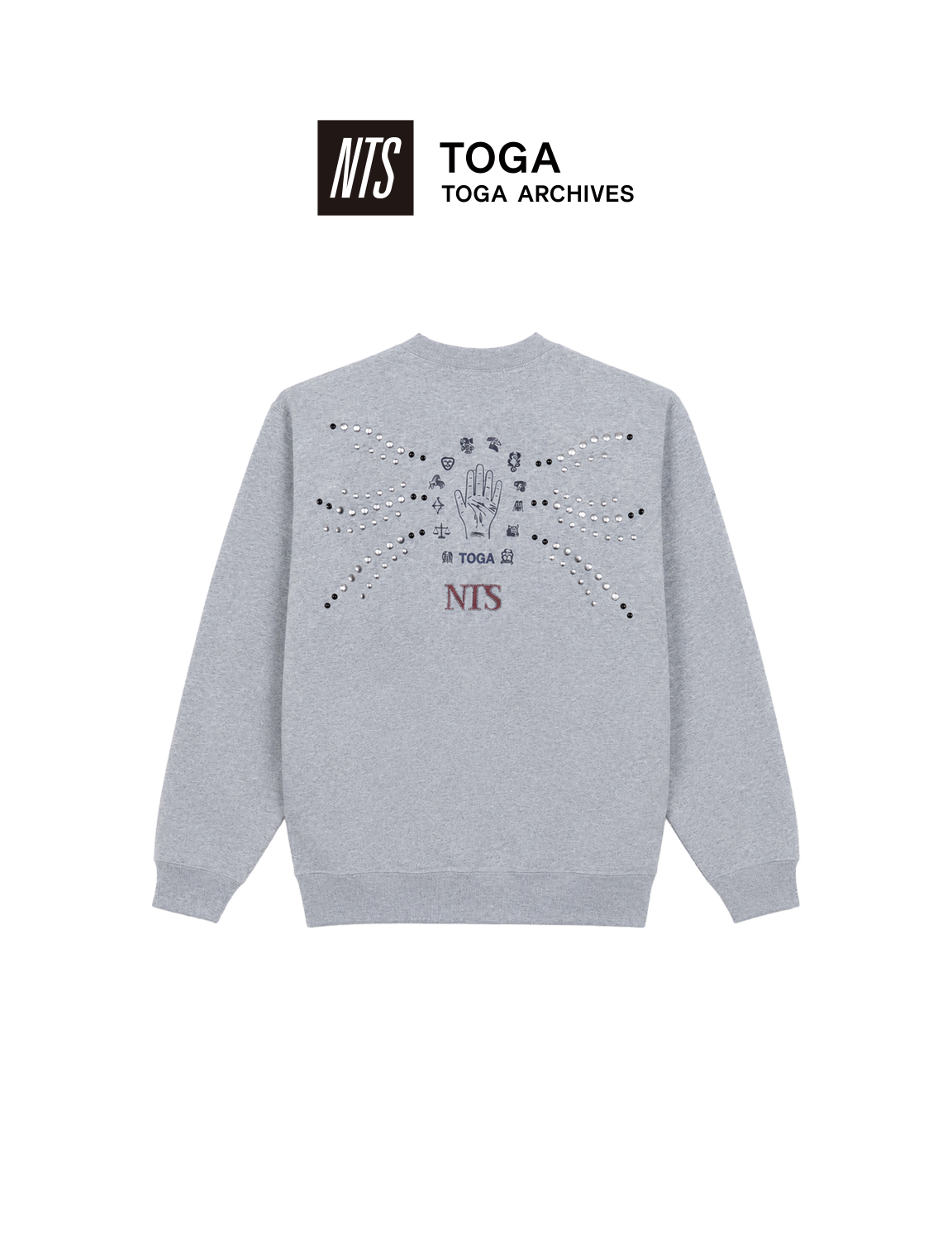 TOGA x NTS TOGA × NTS STUDDED SWEATSHIRTS