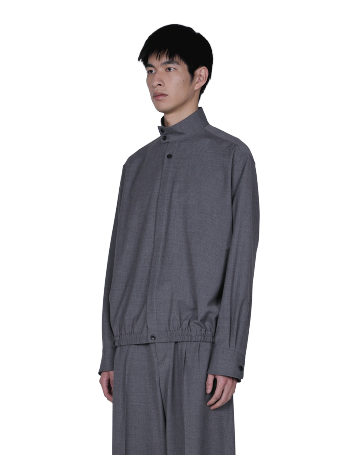 Stand Collar Volume Shirt