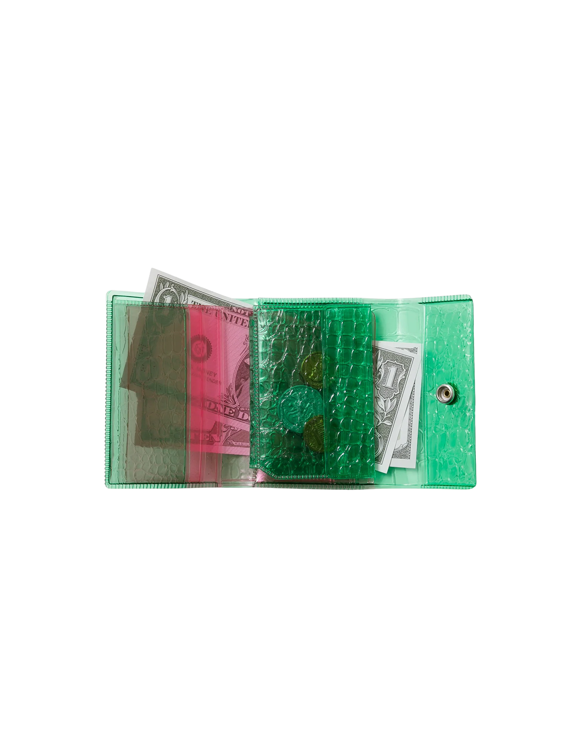 nothing to hide vinyl mini wallet