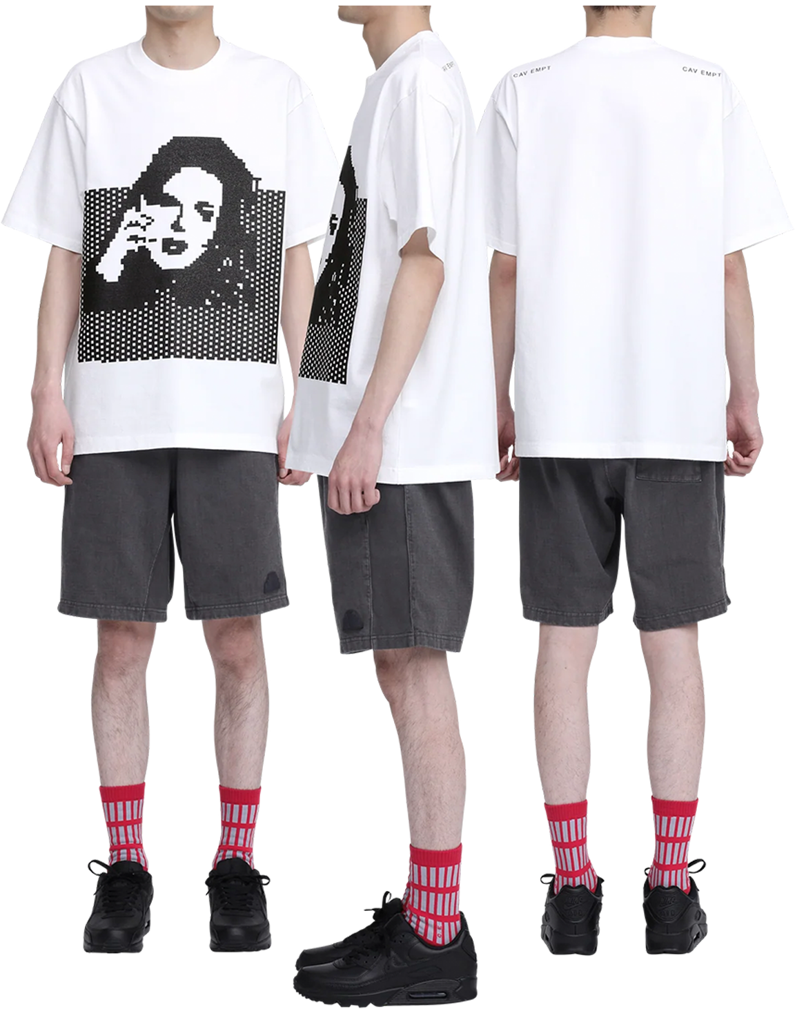 OVERDYE COTTON JERSEY SHORTS