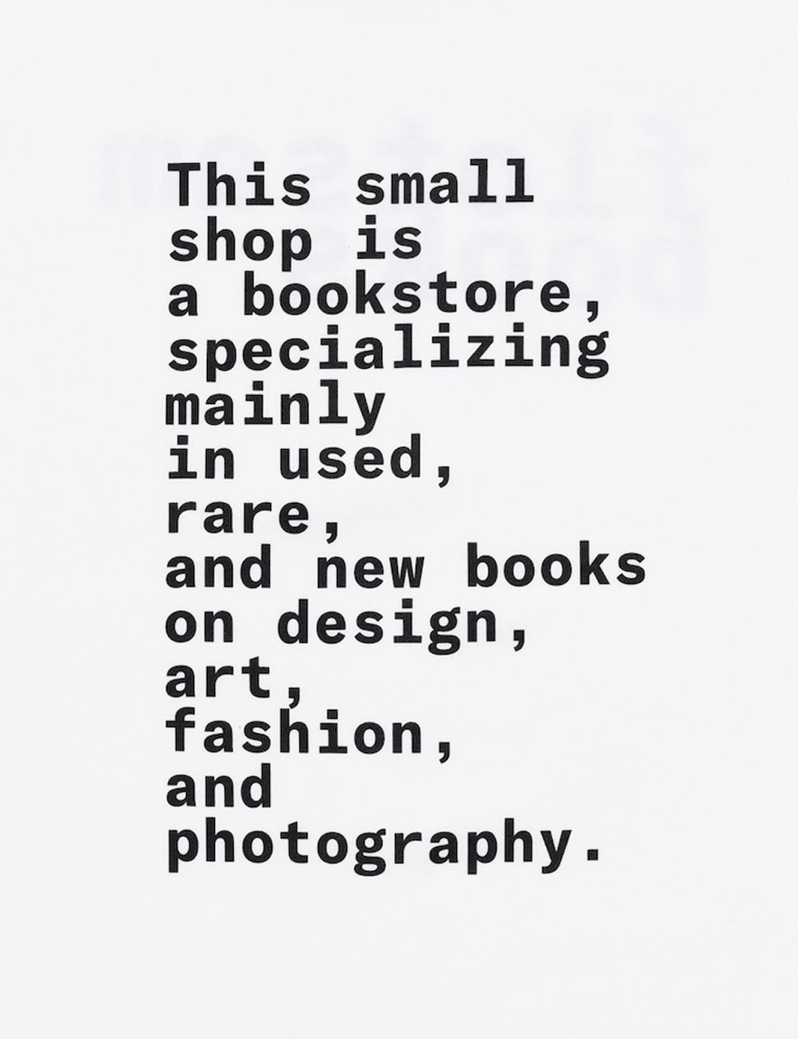 flotsam books- 'flotsam books' S/S TEE