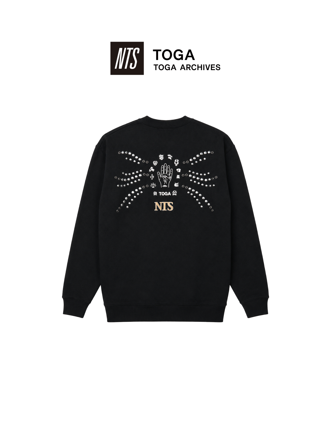 TOGA x NTS TOGA × NTS STUDDED SWEATSHIRTS