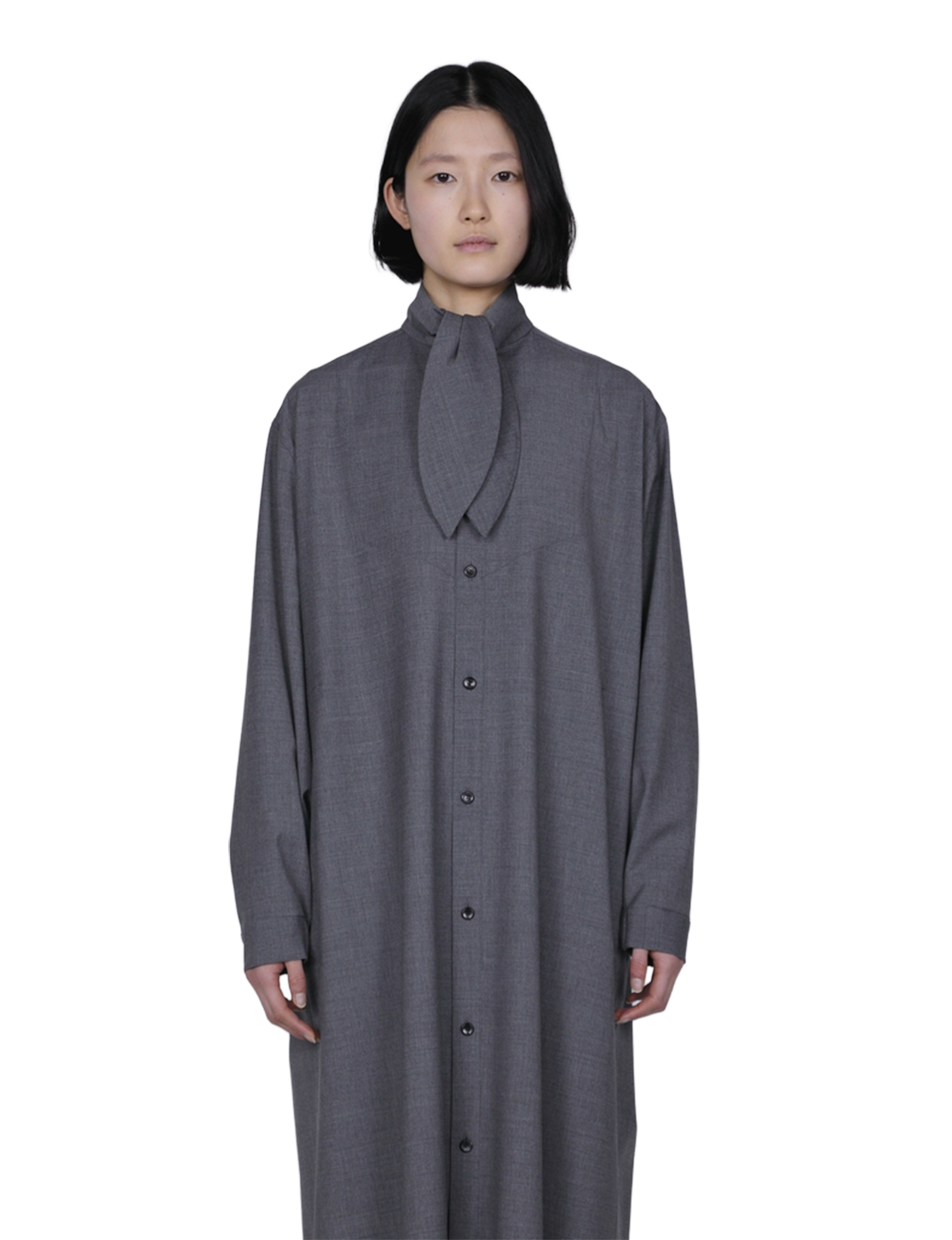 Scarf Collar Dress